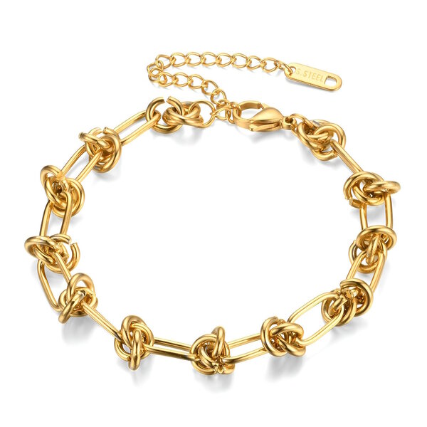 Liberty Bracelet – 18K Gold Plated Steel