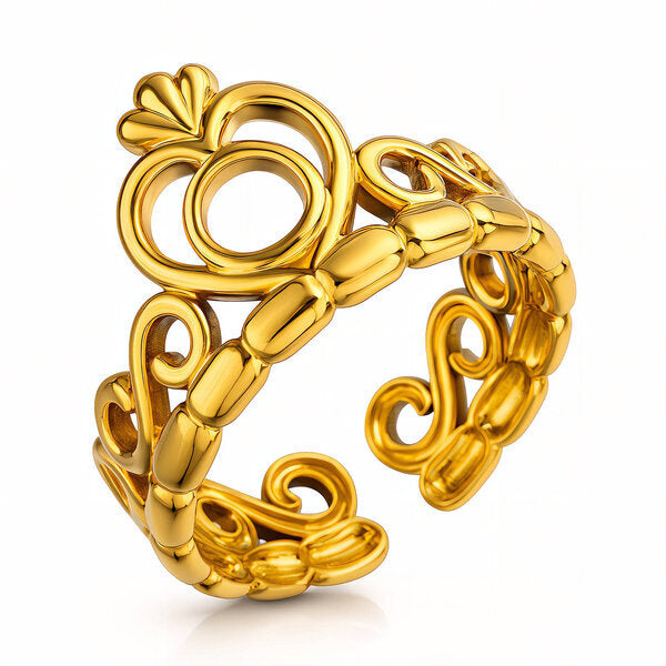 Royal Ring – 18K Gold Plated Steel