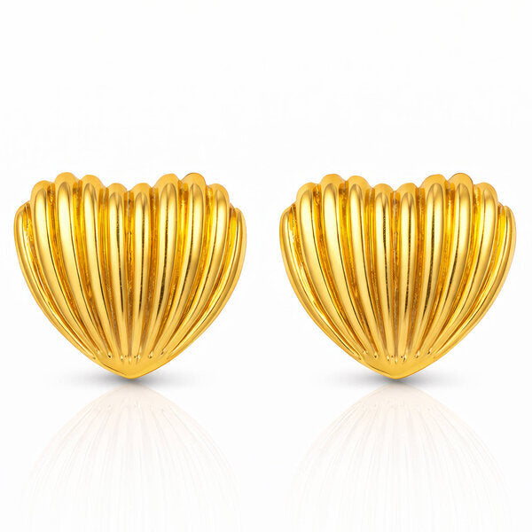 Treasure Earrings – 18K Gold Plated Steel