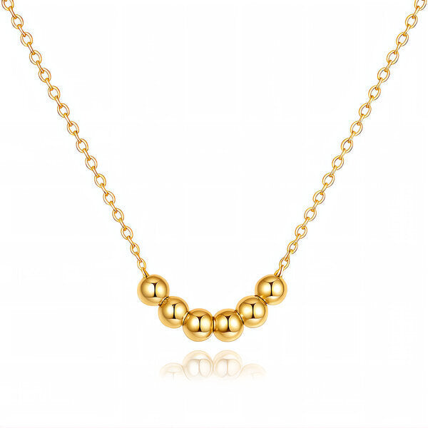 Aglaé Necklace – 18K Gold Plated Steel