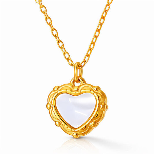 Alyssa Necklace – 18K Gold Plated Steel