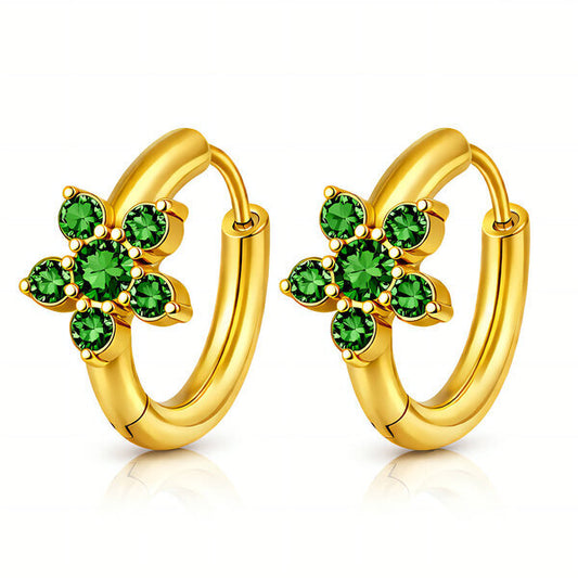 Aniya Earrings – 18K Gold Plated Steel