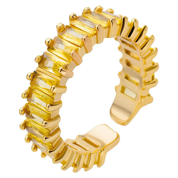 Daisy Ring – 18K Gold Plated Steel