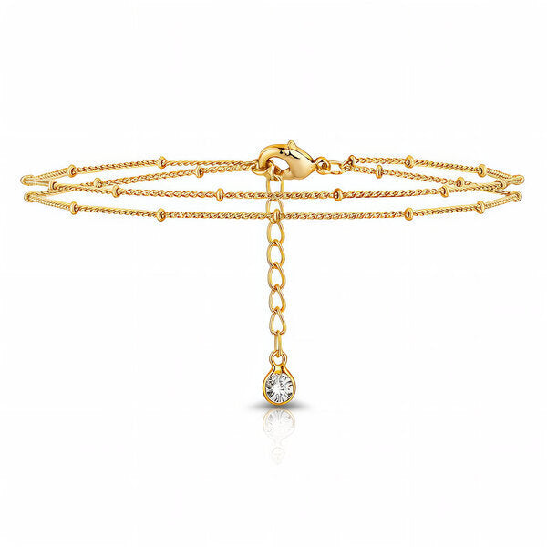 Ellen Bracelet – 18K Gold Plated Steel