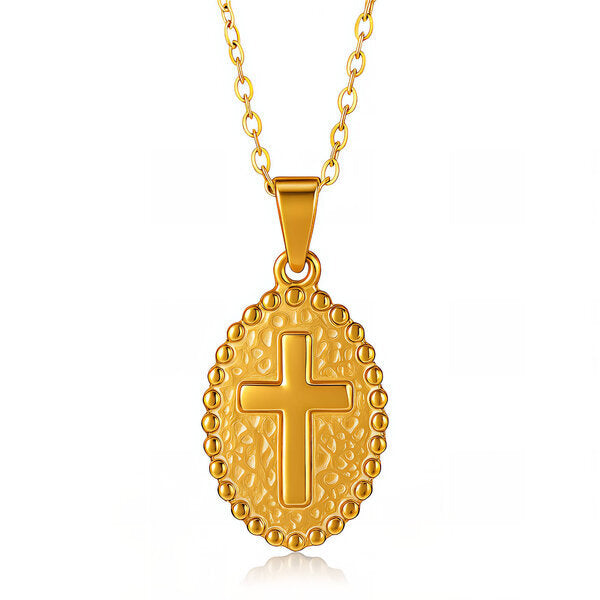 Faith Necklace – 18K Gold Plated Steel