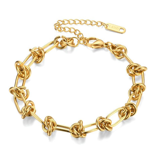 Liberty Bracelet – 18K Gold Plated Steel