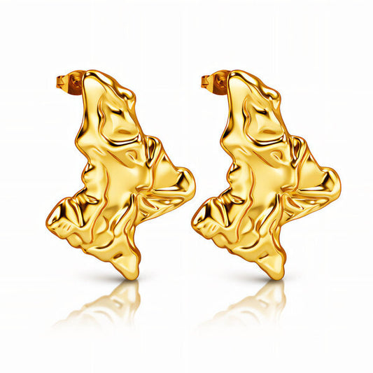 Livia Earrings – 18K Gold Plated Steel