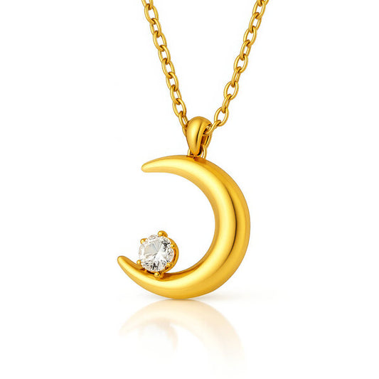 Mahina Necklace – 18K Gold Plated Steel