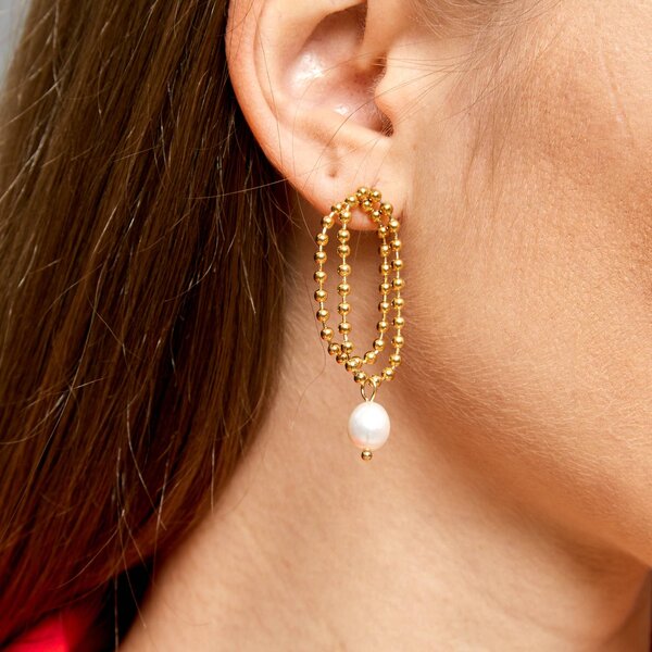 Paityn Earrings – 18K Gold Plated Steel