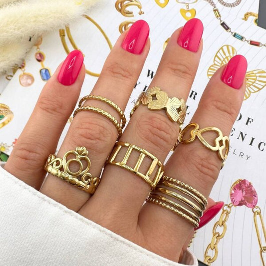 Royal Ring – 18K Gold Plated Steel