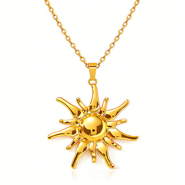 Solana Necklace – 18K Gold Plated Steel