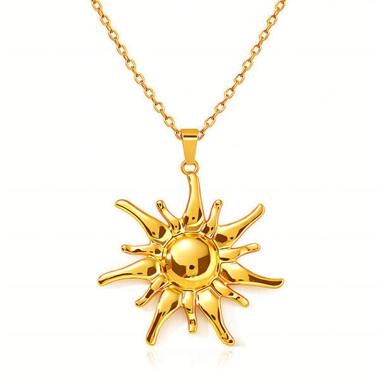 Solana Necklace – 18K Gold Plated Steel