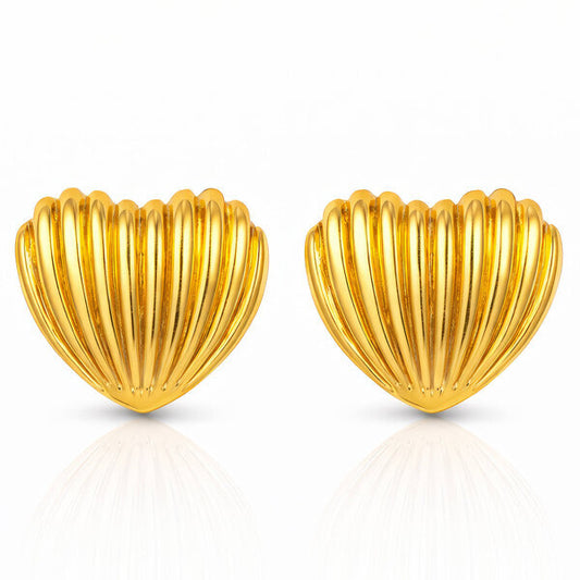 Treasure Earrings – 18K Gold Plated Steel